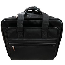 Foray 4 Compartment Rolling Briefcase / Laptop Travel Case w/ Telescoping Handle picture