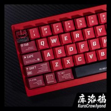 GUNDAM Zaku Keycap 140 Keys PBT OEM Profile for Cherry MX Mechanical KEYBOARD picture