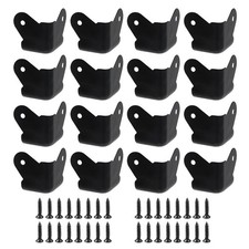 Geesatis 16Pcs Iron Speaker Corner Guards,1.1 Inch Rounded Metal Protectors picture