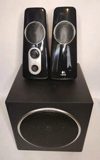 Logitech Z523 Black Speaker System with Subwoofer & S-00076A - Parts/Repair picture