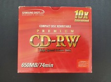 9 SAMSUNG DIGITall Compact Disc Rewritable CD-RW 650MB/74Min- New picture