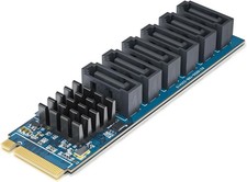 10Gtek M.2 to SATA Adapter, M Key to SATA3.0 Card, ASMedia ASM1166 Chip, Support picture