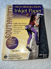Southworth High Res Inkjet Paper 200 Sts 28 lb Hvywht Bright White 95 8.5 x 11 picture