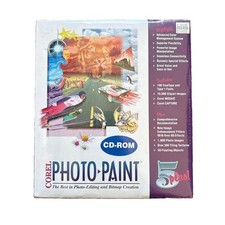 Corel Photo Paint 5+ English CD ROM - NOS Sealed picture