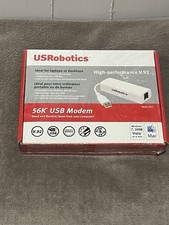 U.S. Robotics USR5637 56K USB Modem V.92, Bonus software FAX modem Sealed New picture