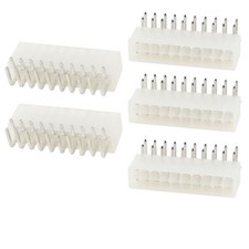 5 Pcs 3mm Pitch 20 Pin 90 Degree Car Auto PC PSU Supply ATX Connector picture