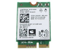 INTEL WI-FI 6 AX201 M.2 2230 CNVIO2 802.11AX WLAN BLUETOOTH 5.2 WIFI CARD XVV0P picture