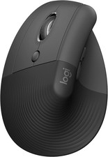 Logitech Left Handed Lift Vertical Ergonomic Wireless Mouse - Graphite picture