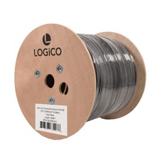 Cat6 1000FT UTP Ethernet Cable Outdoor Direct Burial Gel 23AWG Bare Copper picture