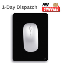 Audimi Small Mouse Pad 6 x 8 Inch Mini Thick for Laptop Wireless Mouse Black picture