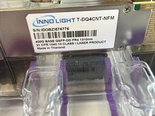 Innolight T-DQ4CNT-NFM 400G Base QSFP-DD FR4 1310nm Optical Transceiver Module 1 picture