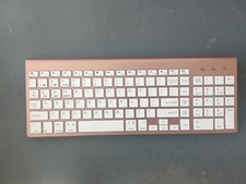 Joyaccess KB2US Slim Wireless Keyboard 2.4G - Rosy Gold picture