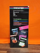 Vintage 1982 Timeworks Commodore 64 C64 IBM Apple Atari Promo Brochure Pamphlet picture