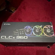 EVGA CLCx 360 AIO Liquid CPU Cooler w/ LCD Display, Black, 120mm Fans picture