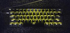 E-YOOSO Z11 Used Mechanical Gaming Keyboard Blue Switch 63 Keys Yellow Backlight picture