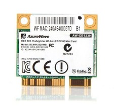Broadcom BCM94352HMB Azurewave AW-CE123H 802.11AC 867M WIFI Bluetooth 4.0 card picture