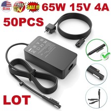 LOT OF 50PCS 65W Charger Model 1706 For Microsoft Surface Book Pro 3 4 5 6 7 Go picture