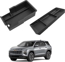 2PCS Center Console Organizer for Equinox 2026 2025 Armrest Insert Storage Tr... picture