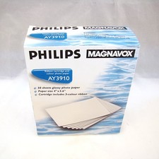 Philips MAGNAVOX AY3910 Ribbon Cartridge & Color Photo Paper for VCP1 NEW RARE picture