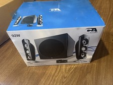 Cyber Acoustics CA-3908 PC/Gaming 2.1 Audio System HUGE 92W Peak Power  picture