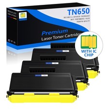 3PK TN650 Toner Cartridge Compatible For Brother DCP-8050DN DCP-8080DN 8085DN picture