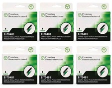 Green Project E-T0481 Ink Cartridge Replaces Epson T048120 New  - LOT OF 6 picture