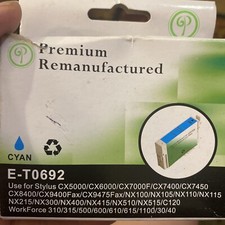 Green Project E-T0692 Cyan Ink Cartridge Replaces Epson T069220 picture