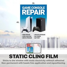 Game Console Repair Nintendo Switch Wii Xbox PS5 video game SIGN BANNER wrap picture