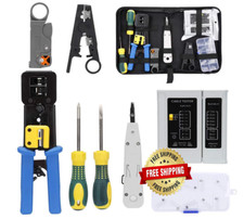 Kit De Herramientas De Red Para Cat5 Cat5e Cat6, Cable Ethernet Portátil 8 En 1 picture