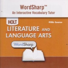 Holt Literature & Language Arts: Wordsharp Interactive Vocabulary Tutor 5th PC picture