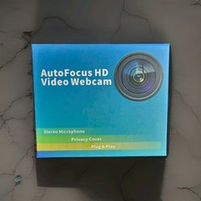 TOALLIN 1080P HD PC Webcam with Privacy cover Built-in dual Noise-canceling mic picture