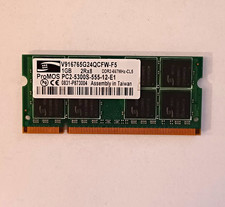 ProMOS PC2-5300S 1GB SO-DIMM 200-Pin DDR2 SDRAM Unbuffered (V916765G24QCFW-F5) picture
