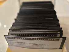 Compute's Gazette Disk 5.25 Commodore 64 | 74 Disks | 1985-92 Software w/ Case picture