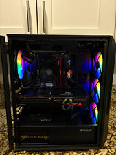Custom/Whitebox Gaming Desktop Tower PC, Black Zalman Case, RGB, Dedicated GPU picture
