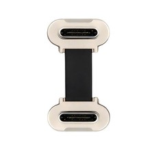 CY 2cm Dual Angled USB-C Type C to USB-C Power USB2.0 Ultra Slim Flat Data Cable picture