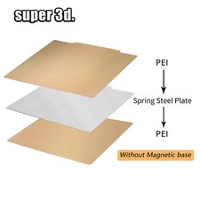 Magnetic Double-Sided PEI Build Plate for 3D Printer Heatbed, 180-350mm Sizes picture