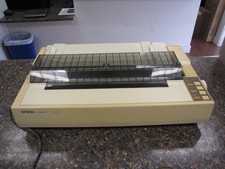 Vintage Epson FX-1050 Impact Dot Matrix Computer Printer- TESTED & WORKING HJ27 picture
