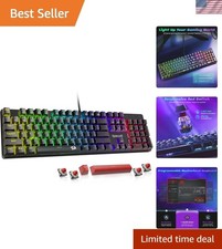 Professional Gaming Keyboard K671 - Wired, Ambidextrous, 104 Keys, RGB Lighting picture