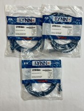 3 PACK LYNN CAT5E BLUE Booted 10ft ECAT5-4PR-10BLB Ethernet Cable picture