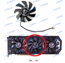 For COLORFUL GTX1660 1660S 1660ti ES Graphics Card Cooling Fan picture