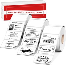 White Self Adhesive Label Paper Sticker Phomemo M100 M110 M221 Printer picture