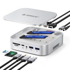 ORICO Mac mini Dock with Dual M.2 NVMe SSD Enclosure picture