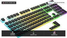 Pudding PBT Keycaps | 112 Double Shot Translucent ANSI US & ISO Layout | OEM Pro picture