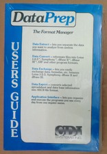 DataPrep: The Format Manager  by CDI SYSTEMS, 1985. Manual & Disks. NEW - SEALED picture