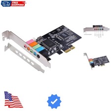 PCIe Sound Card for PC Windows,5.1 Internal Sound Card with Low Profile Brack... picture
