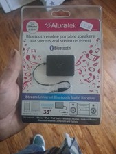 Aluratek AIS01F iStream Universal Bluetooth Audio Receiver NIB picture