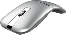 Bluetooth Wireless Arc Travel Mouse, Dual Model (2.4G+BT5.1) Rotating Foldable M picture