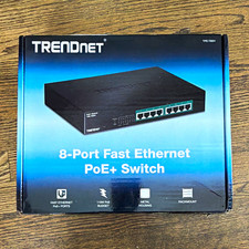 TRENDnet TPE-T80H 8-Port Fast Ethernet 100Mbps PoE+ Unmanaged Rack Switch picture