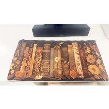Book & Floral Large Mouse Pad 23.6