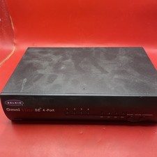 Belkin OmniView SE 4 Port KVM Switch Model F1D104 no adapter  picture